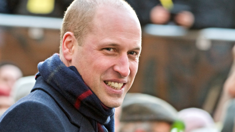 Prince William smiling