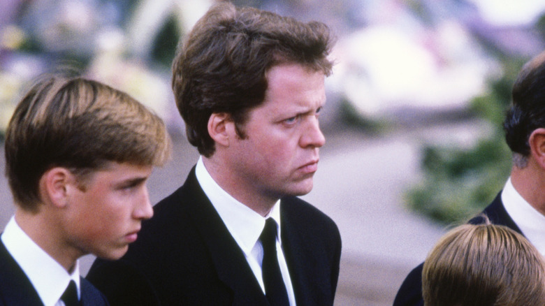 Prince William and Earl Spencer