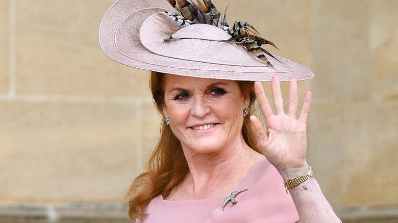 Sarah Ferguson at the royal wedding