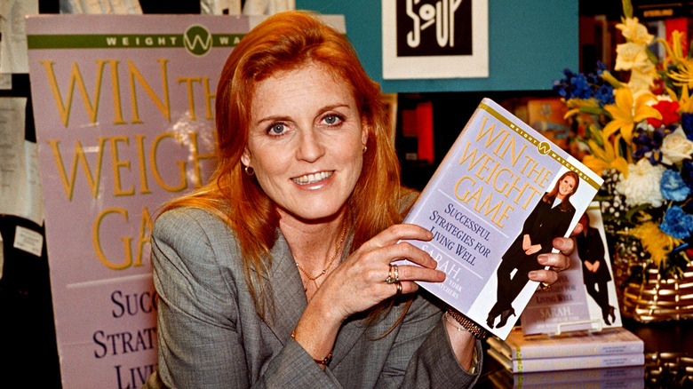 Sarah Ferguson at a book signing