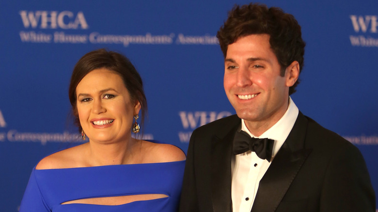 Sarah Huckabee Sanders and Bryan Sanders during the 2018 White House Correspondents' Dinner