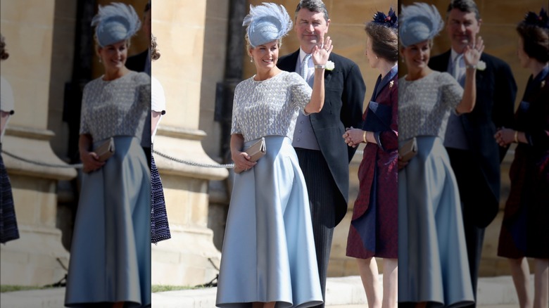 Sophie, Duchess of Edinburgh waving 