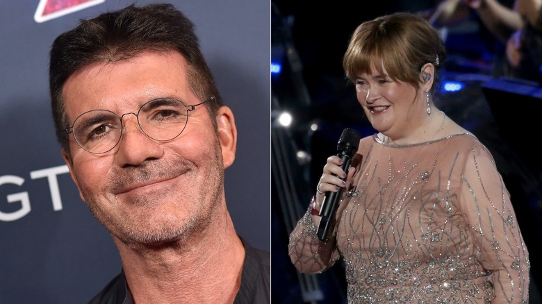 Simon Cowell Susan Boyle split