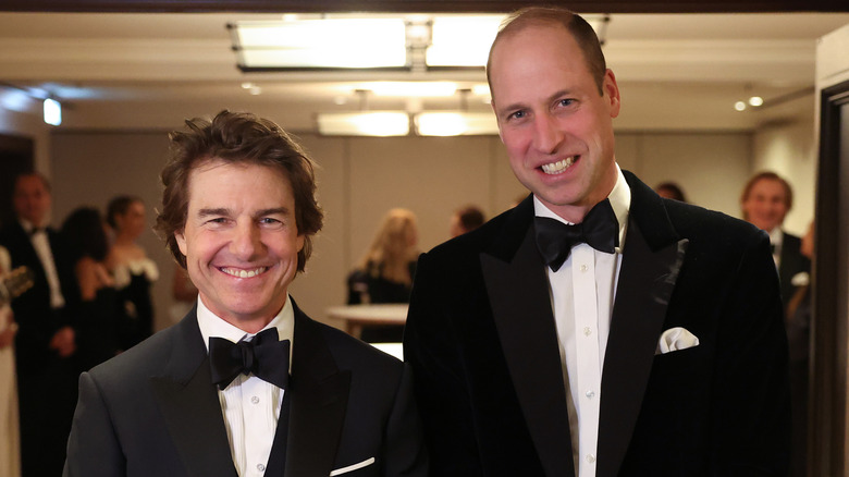 Tom Cruise and Prince William at the London Air Ambulance charity gala