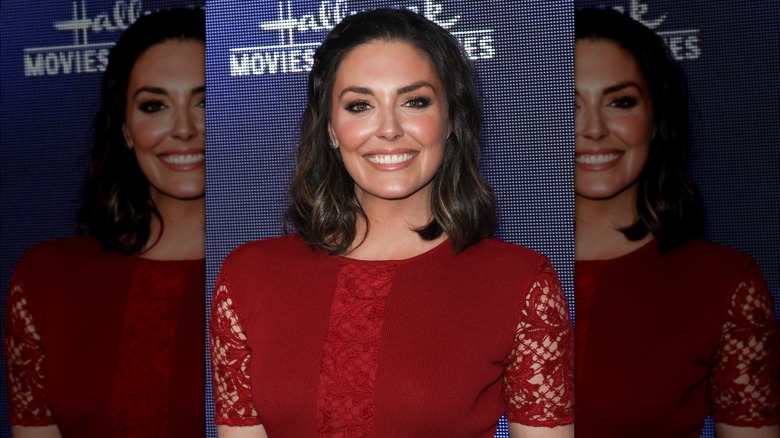 Taylor Cole attending a Hallmark event