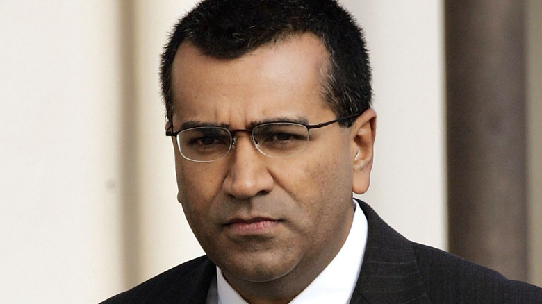 Former BBC correspondent Martin Bashir looks ashen