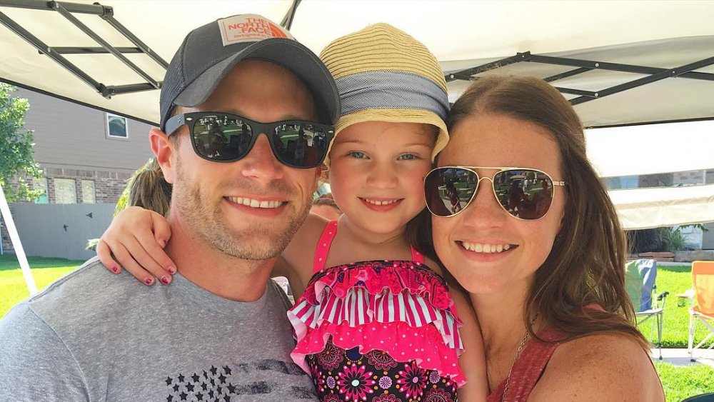 Adam and Danielle Busby from OutDaughtered with their daughter Blayke