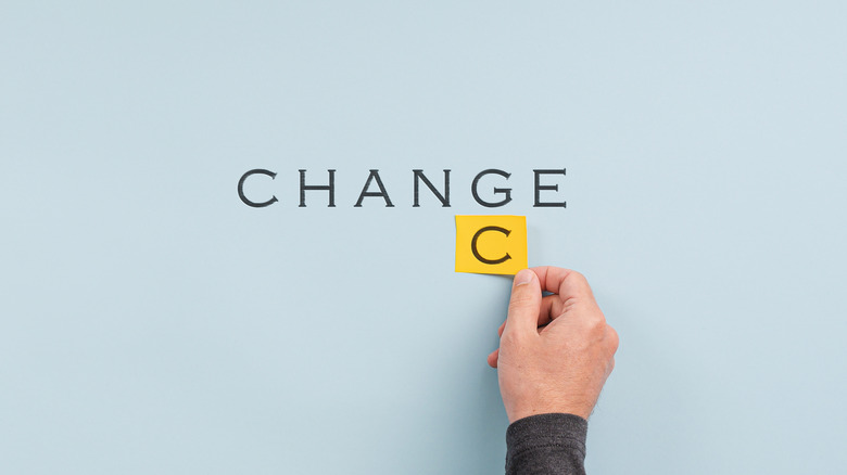 embracing change concept