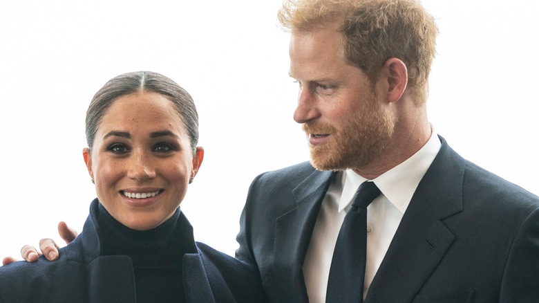 Harry and Meghan visit One World Observatory