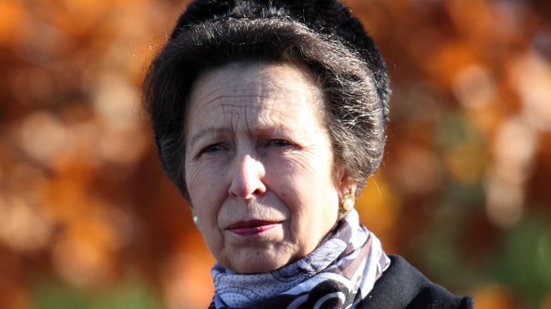 Princess Anne during a visit to Canada 