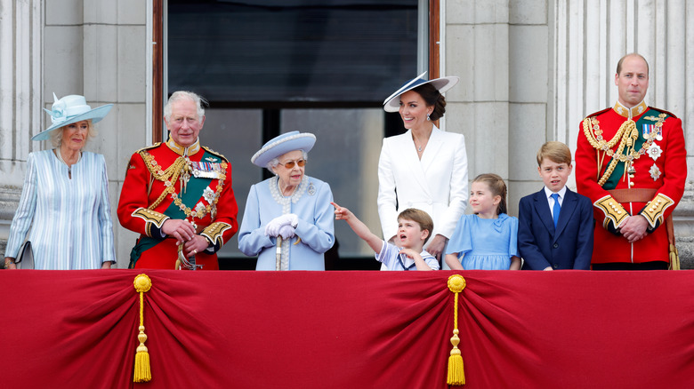 Several members of the British royal family