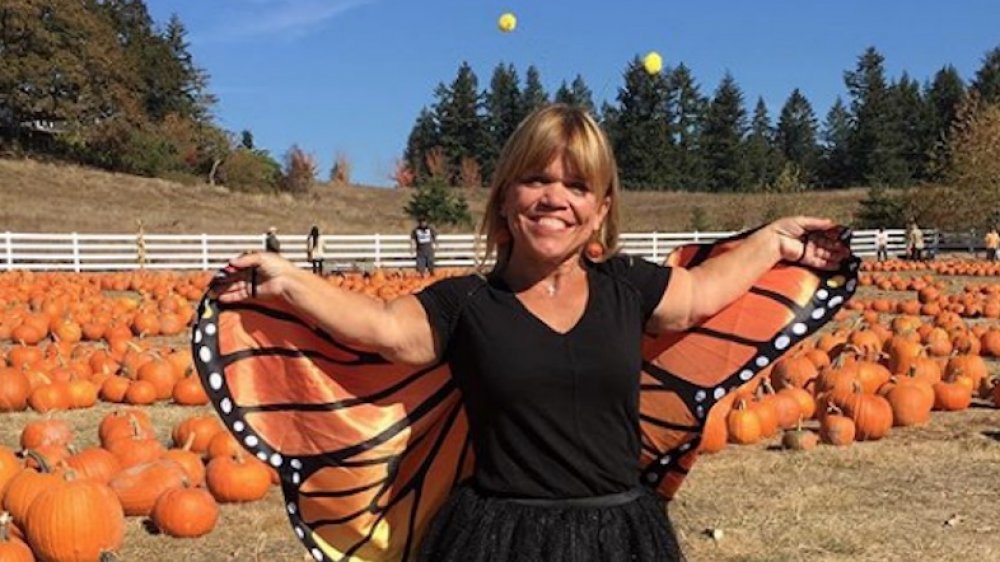 Amy Roloff from Little People, Big World wearing monarch wings