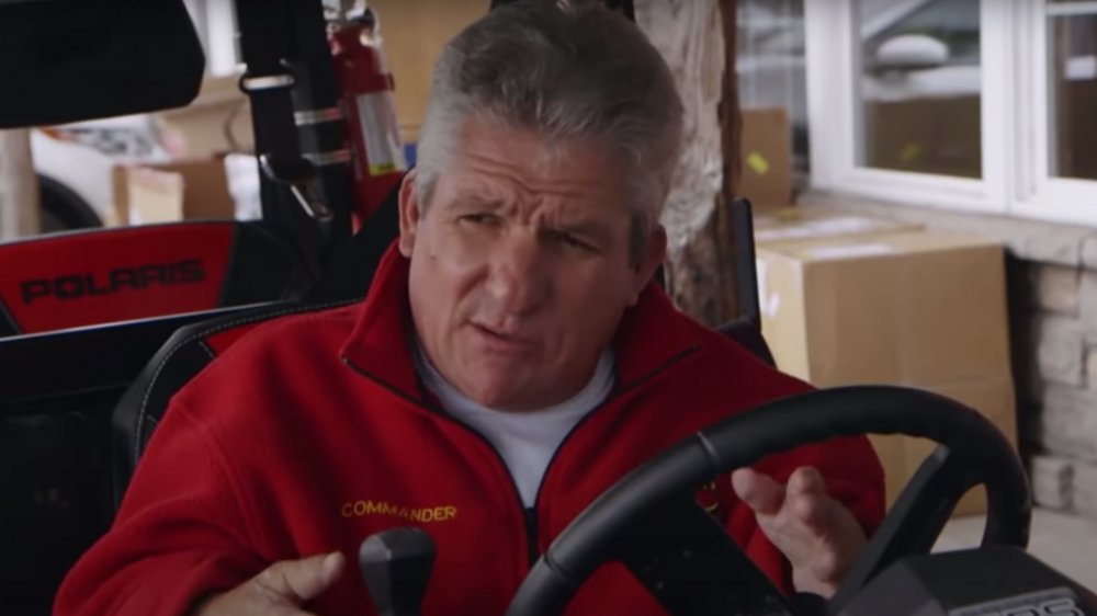 Matt Roloff behind the wheel in Little People, Big World