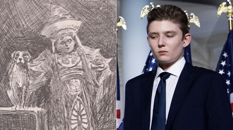 Barron Trump comparison to Lockwood's character