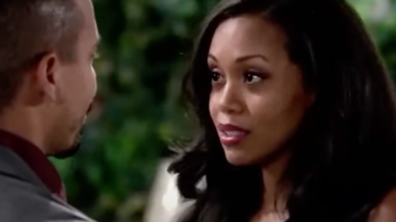 Hilary and Devon in "The Young and the Restless"