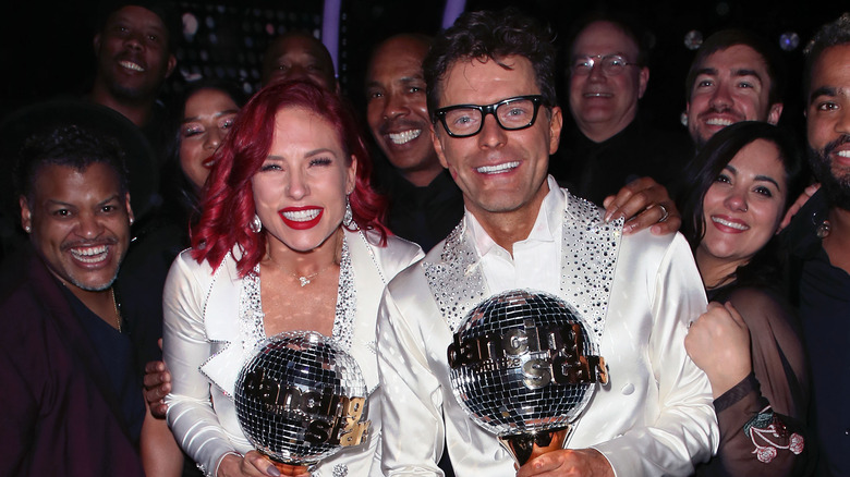 DWTS winners Sharna Burgess and Bobby Bones 