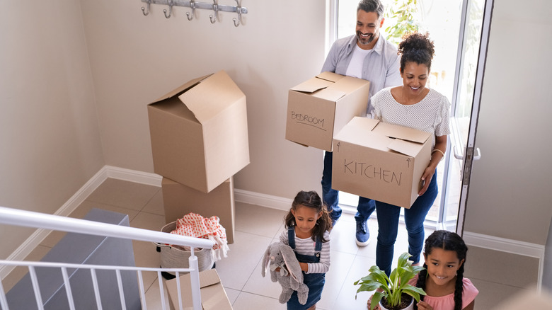 family moving in