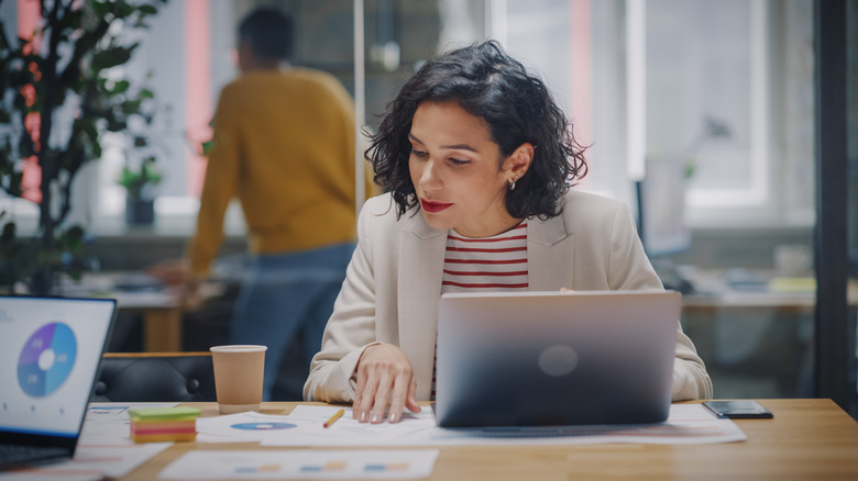 Professional woman in office