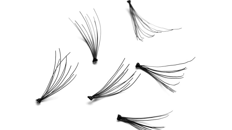 Individual false eyelashes