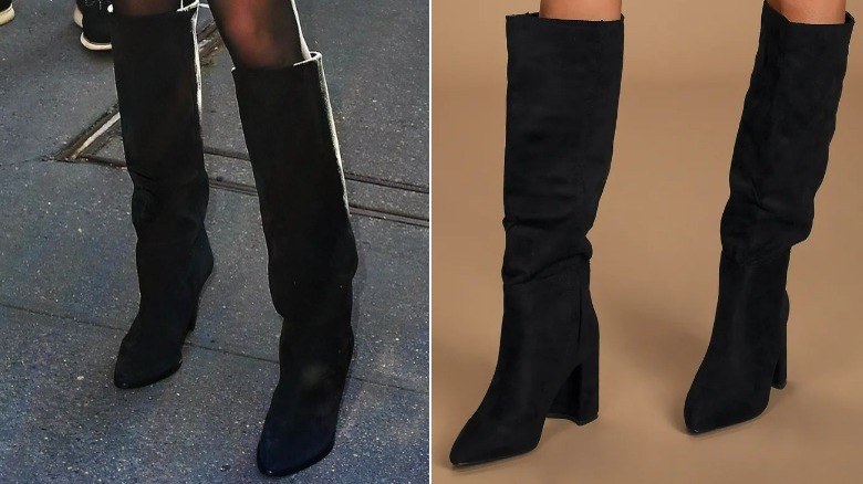 Black Lulus boots