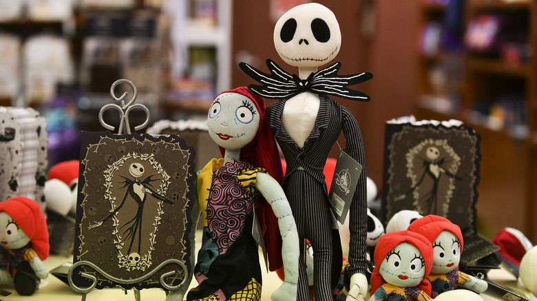 Jack Skellington and Sally figures