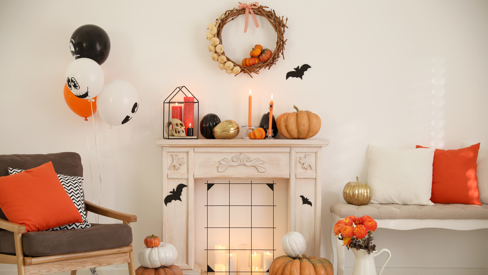 How To Decorate Your Mantel For Halloween