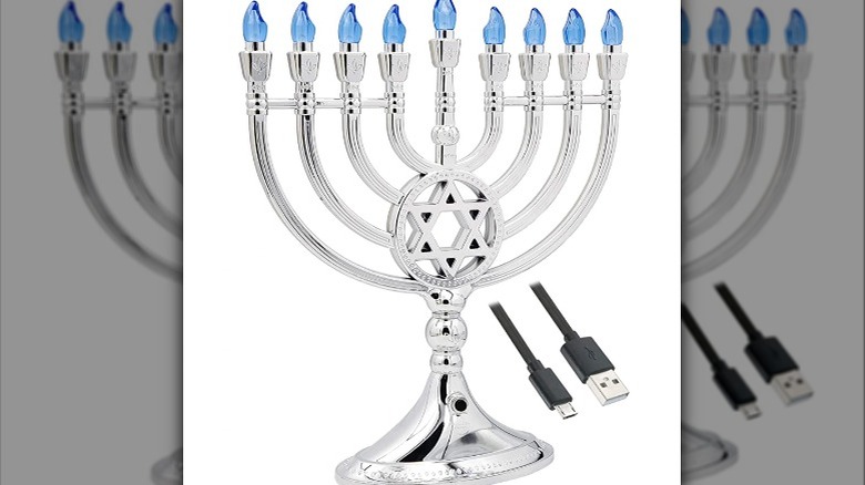 LED menorah