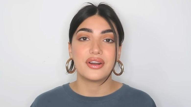 woman with laminated brows