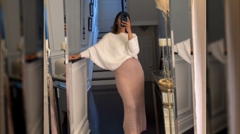 Sheer skirt TikTok