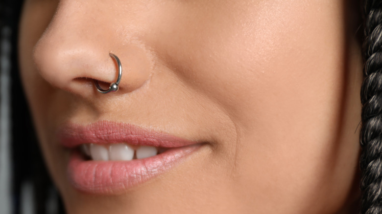 How long does it take for hot sale a nose piercing bump to go away