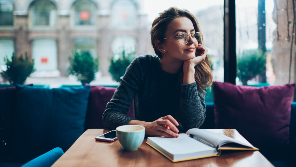 woman making a plan