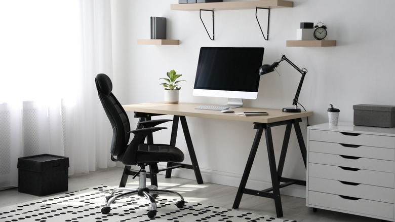 At-home desk setup