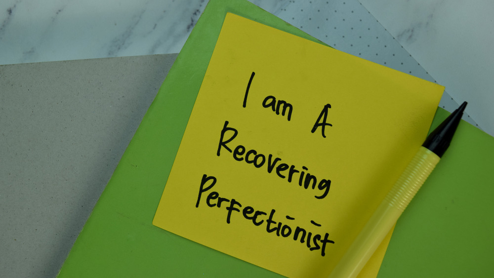 Perfectionist post-it note