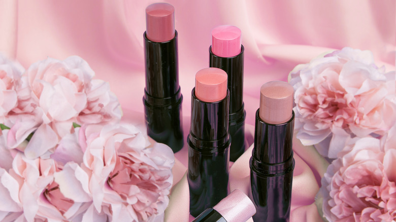 assorted cream blush sticks