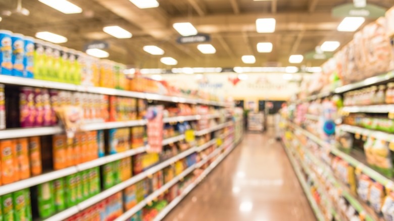 grocery store packaged food aisle