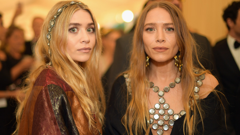 Mary Kate and Ashley Olsen at an event in 2018