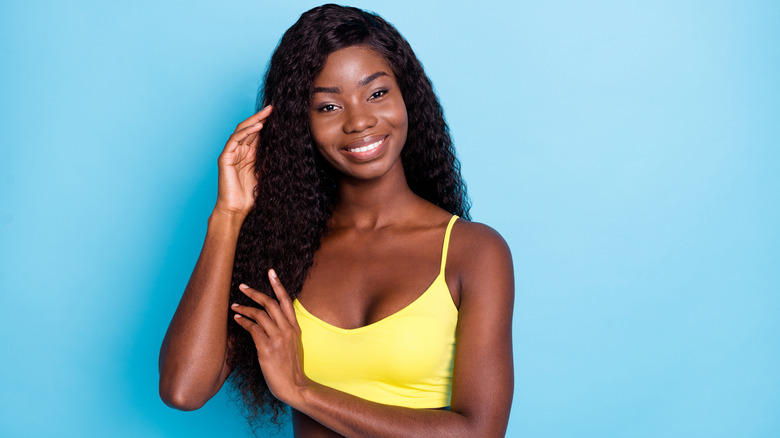 Woman in tank top