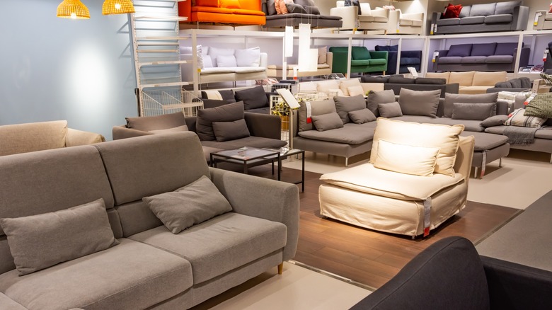 Sofa showroom