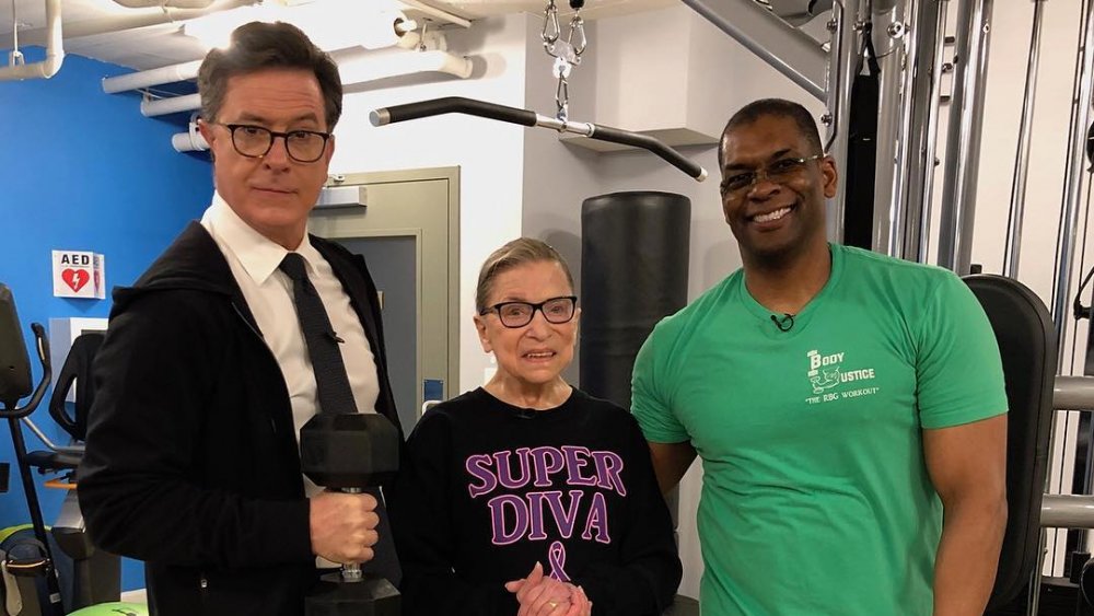 Stephen Colbert, RBG, and Bryant Johnson