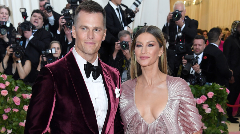 Tom Brady and Gisele on red carpet