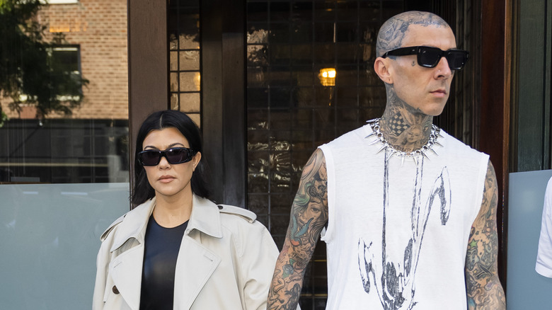 Kourtney Kardashian and Travis Barker 