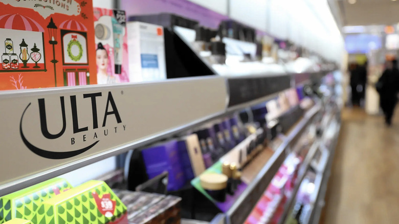 Ulta aisle full of makeup