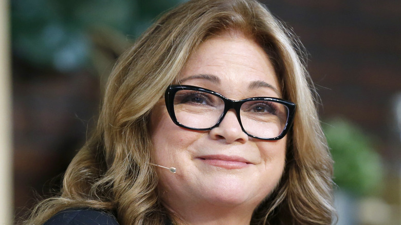 Valerie Bertinelli presenting at an IKEA cooking conference