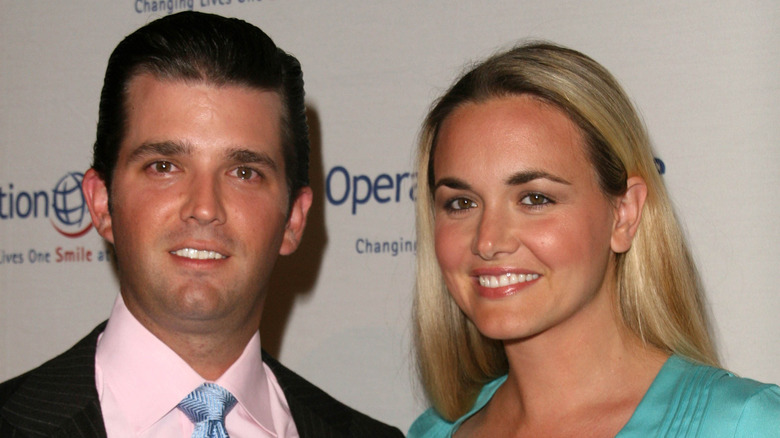 Donald Trump Jr. and Vanessa Trump posing