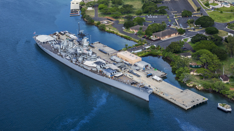 Missouri Battleship Memorial in Pearl Harbor Hawaii