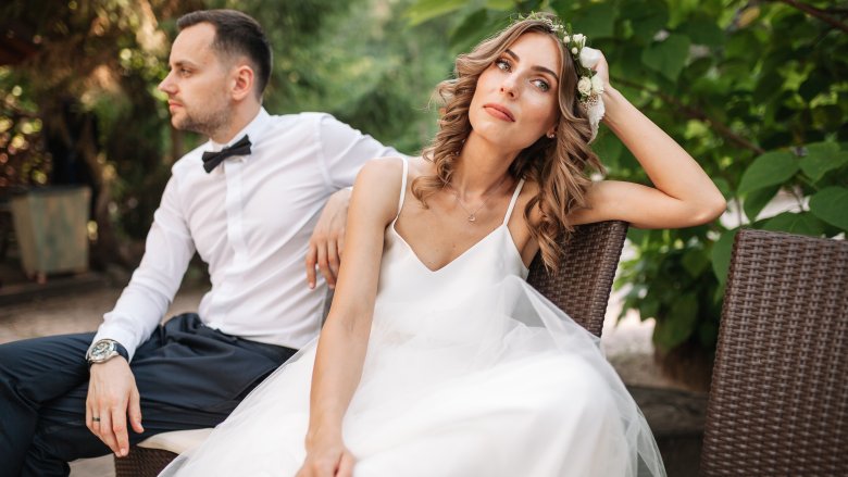 Bride and groom not communicating