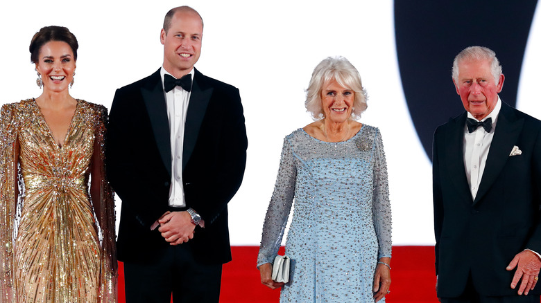 Princess Kate, Prince William, Queen Camila, and King Charles III