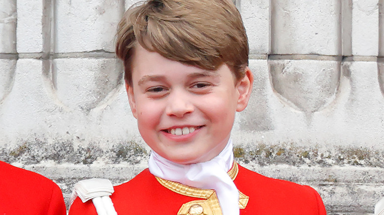 Prince George smiling