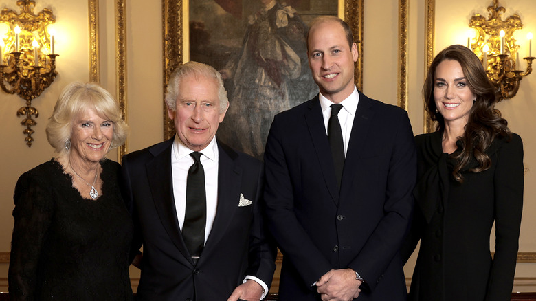 The royal family at an event 