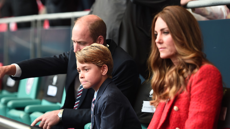 The royal family at an event 